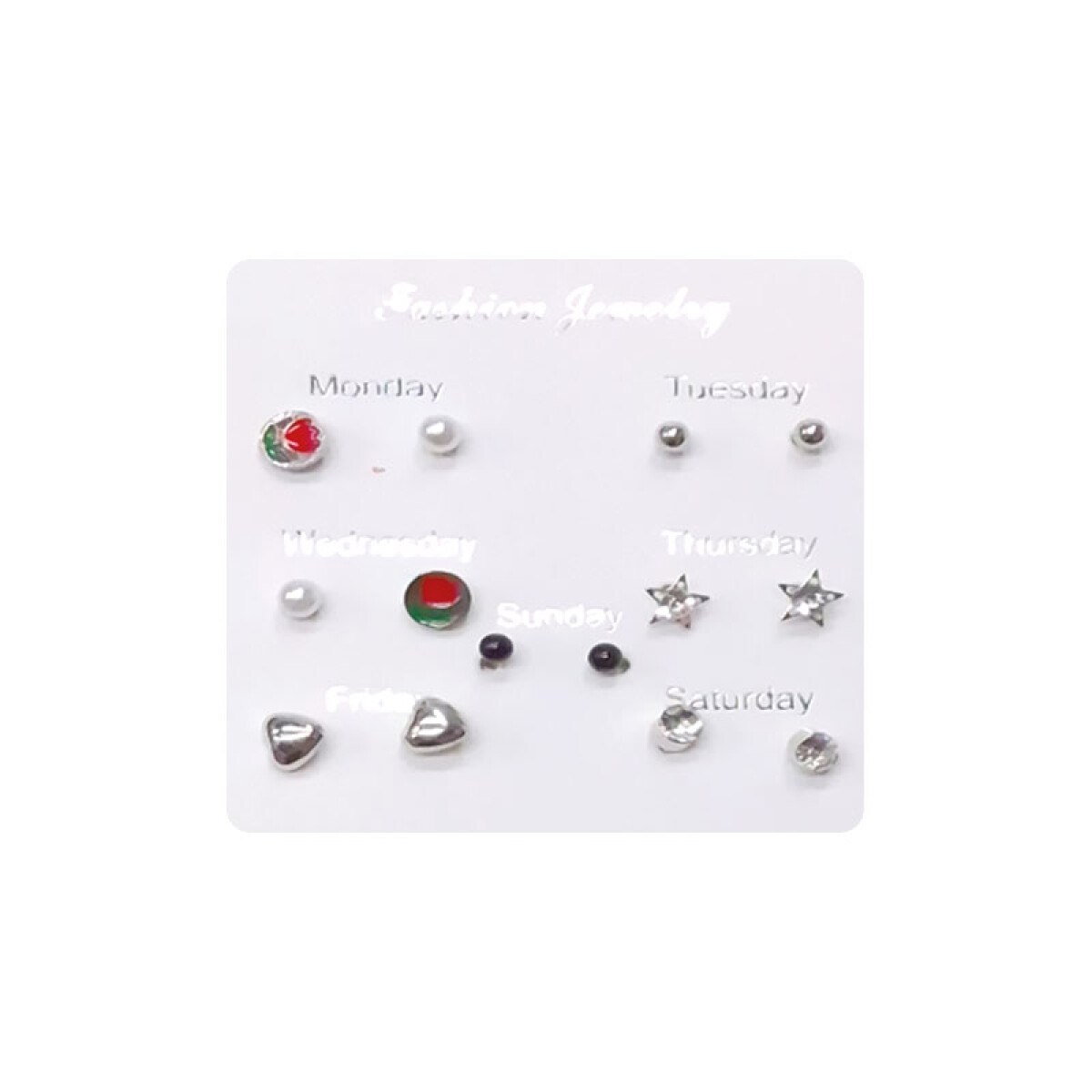 Caravanas hipoalergénicas x7 pares - Caravanas Hipoalergénicas X7 Pares 