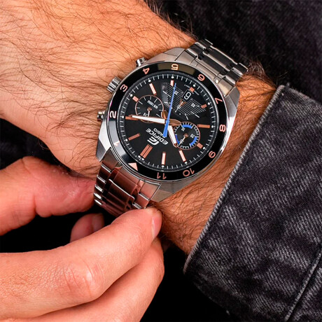 Reloj Edifice Efv590D-1Avudf En Acero Inoxidable Plata 0