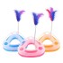 Juguete Para Gato Interactivo Pluma Con Movimiento Y Pelota Color Variante Rosa