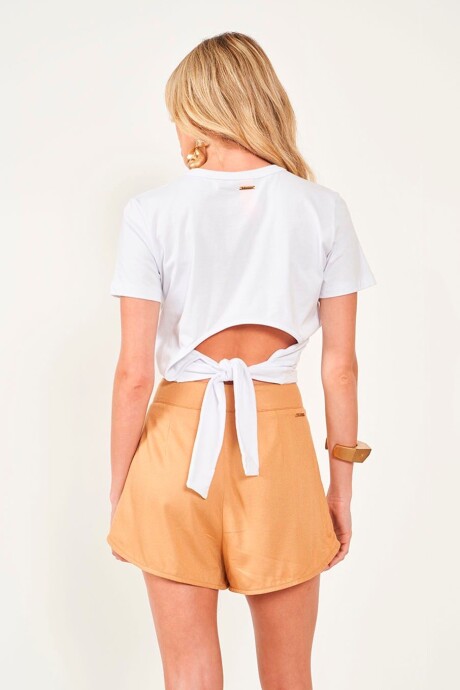 Remera con apliques Brisa Blanco
