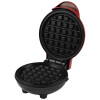 Mini Waflera Eléctrica 350W Compacta y Práctica Rojo
