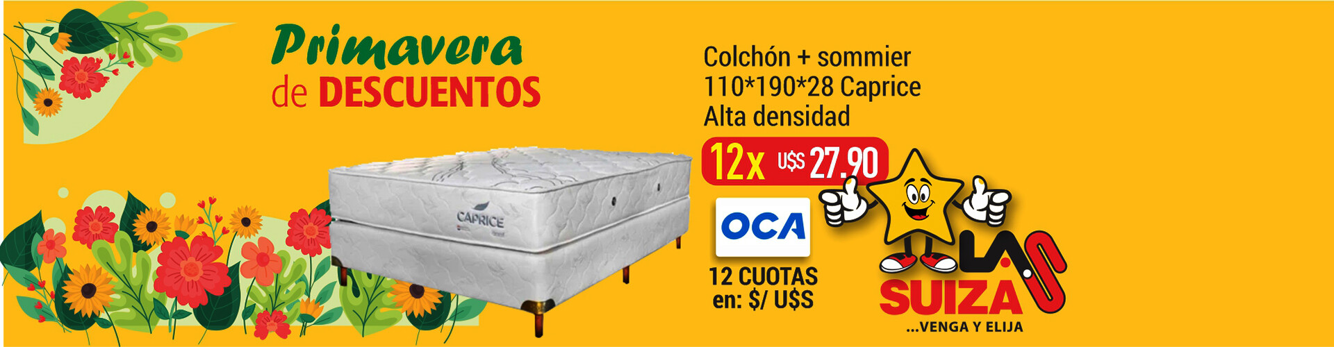 Conjunto 110*190 Caprice