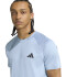 Remera de Hombre Adidas Gym+ &lt;span&gt;Celeste&lt;/span&gt;