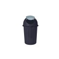 TACHO TAPA VAIVEN 80 LTS ARQPLAST NEGRO