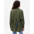BIG SHIRT - CINCH WAIST BACK DEEP DEPTHS GRN 190413