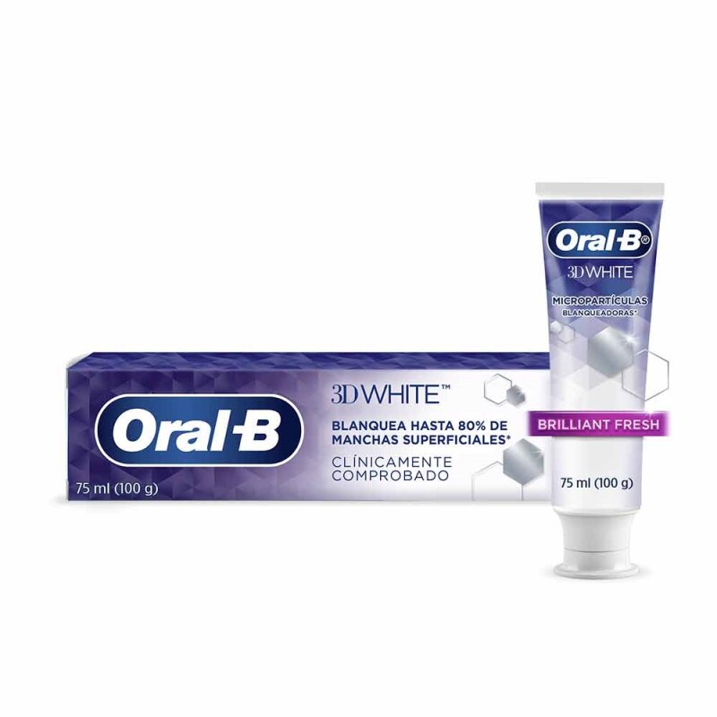 Pasta De Dientes Oral B 3d White Brillo Fresh 100 Grs. Pasta De Dientes Oral B 3d White Brillo Fresh 100 Grs.