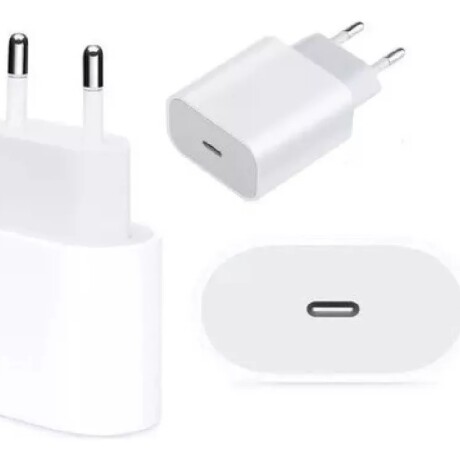 Ficha Adaptador Cargador Celular Usb-c20w Carga Rápida Sin Color