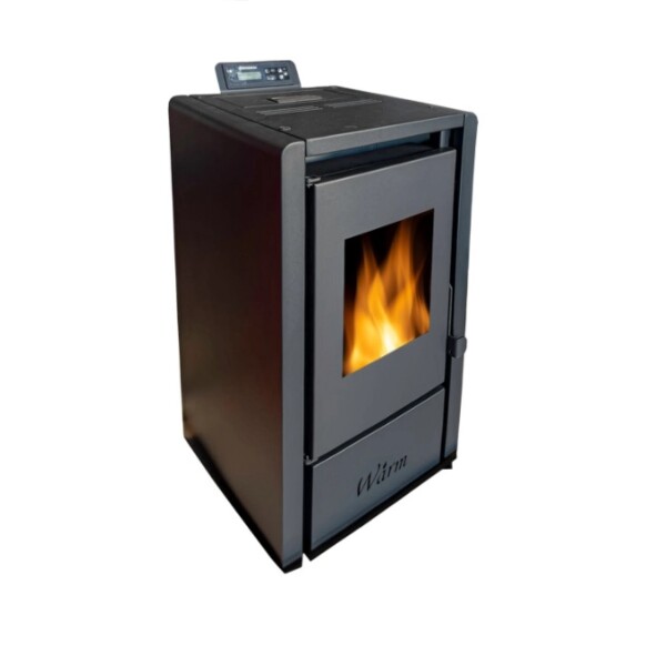 Calefactor a Pellet 7kw Warm 75m2 Con Kit de Caños Calefactor a Pellet 7kw Warm 75m2 Con Kit de Caños