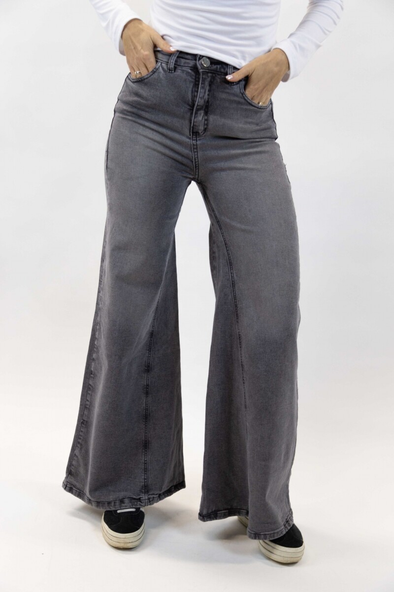 Jean mega ancho Gris