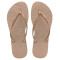 Sandalias de Mujer Havaianas Havaiana SLIM Beige Arena - Dorado