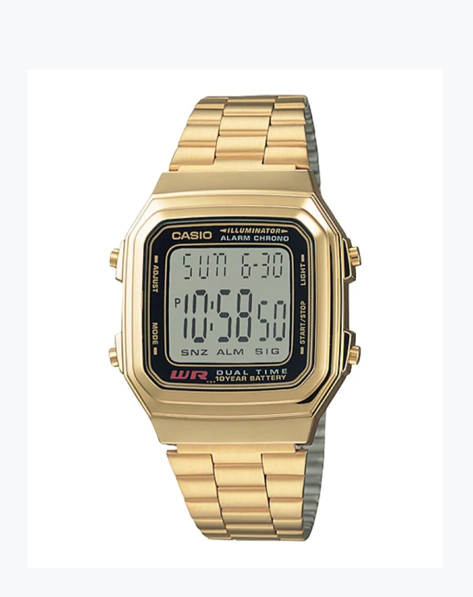 Reloj CASIO digital enchapado 