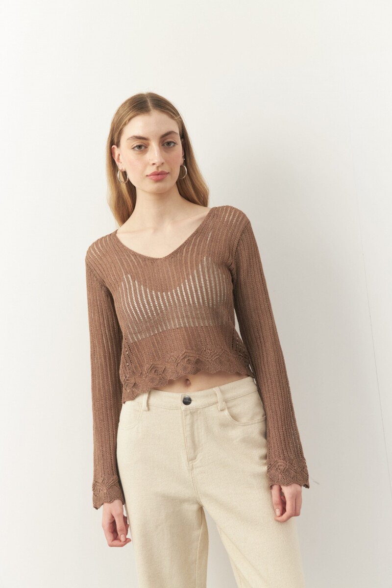 SWEATER AMALIA - Cobre 