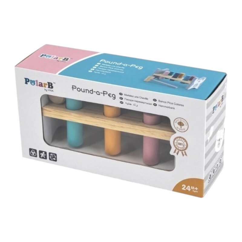 Juego Golpe Martillo Madera Polar B Juego Golpe Martillo Madera Polar B