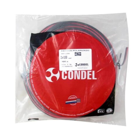 CABLE CORDON 2X0,50MM2 POLARIZ.          CONDEL CABLE CORDON 2X0,50MM2 POLARIZ.          CONDEL