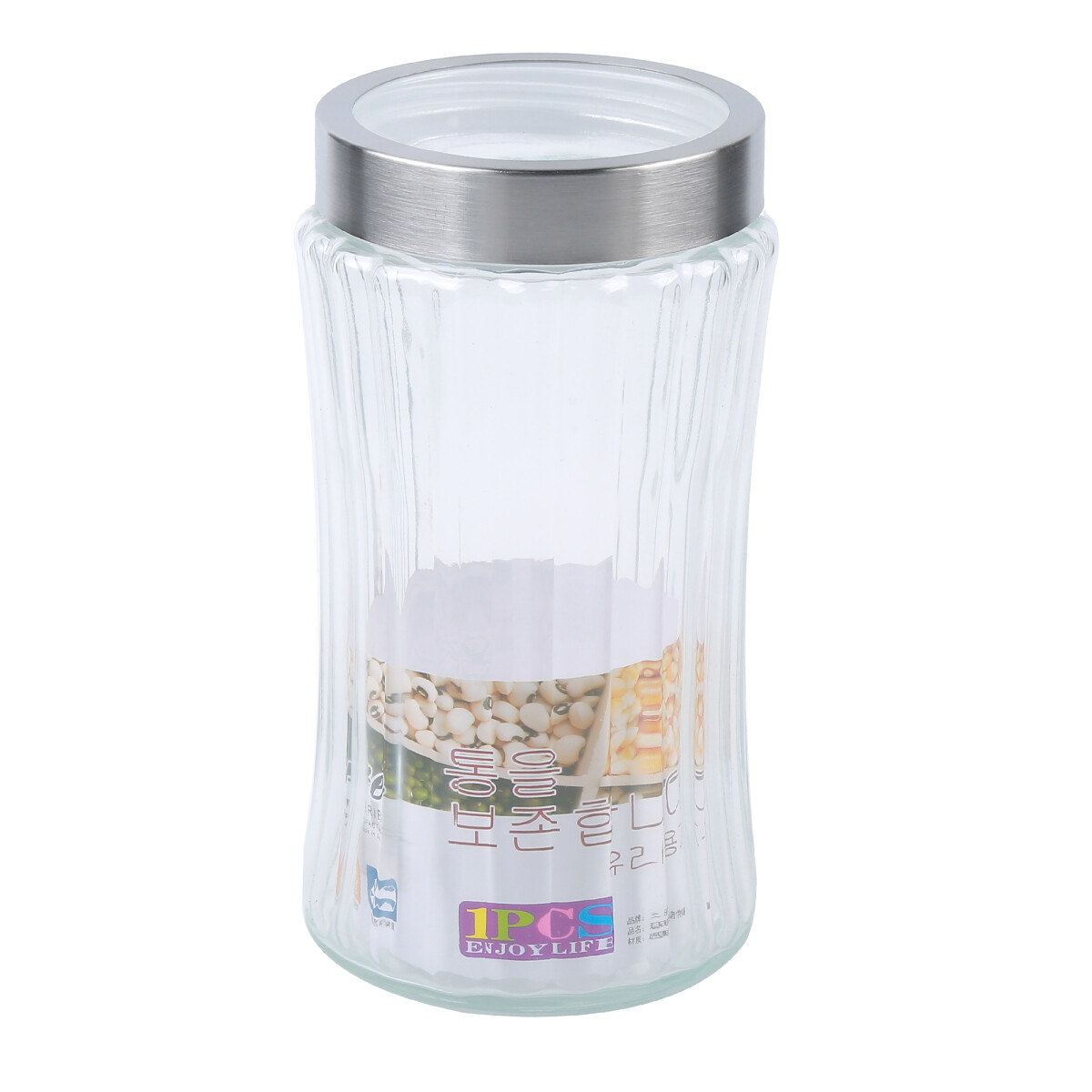 Frasco vidrio con tapa - N/a 