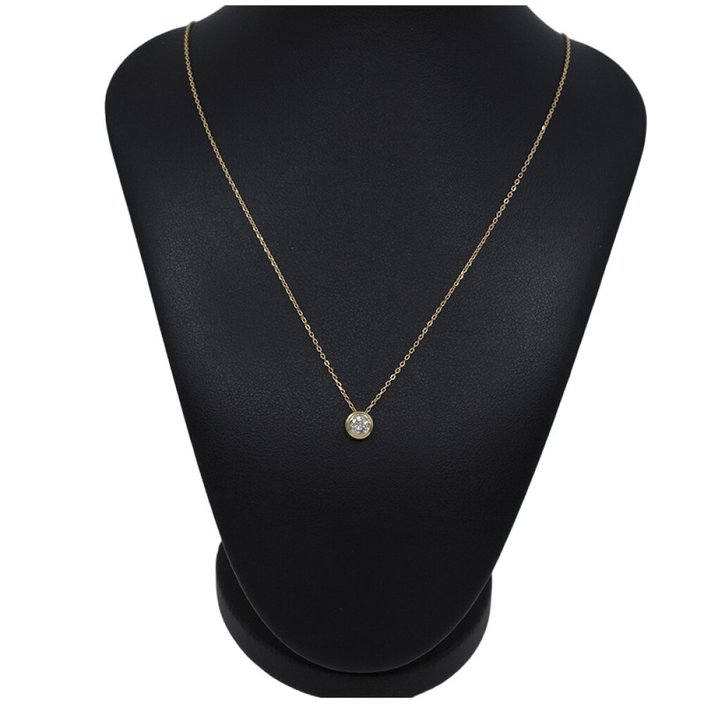 Dije En Oro 18K Amarillo Con Brillante Dije En Oro 18K Amarillo Con Brillante