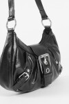 Cartera de hombro hebilla negro