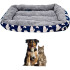 Cucha Cama Colchón Puff Perro Gato Mascota 40x30 Variante Ballenas