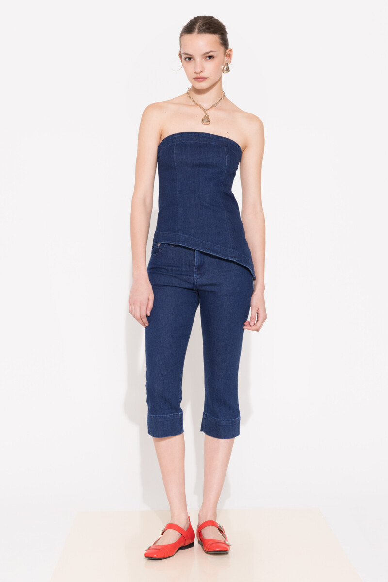 JEANS CAPRI NIKI Azul