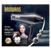 Secador de pelo frío/calor PRO Moser MS-7711 con 2 boquillas Negro