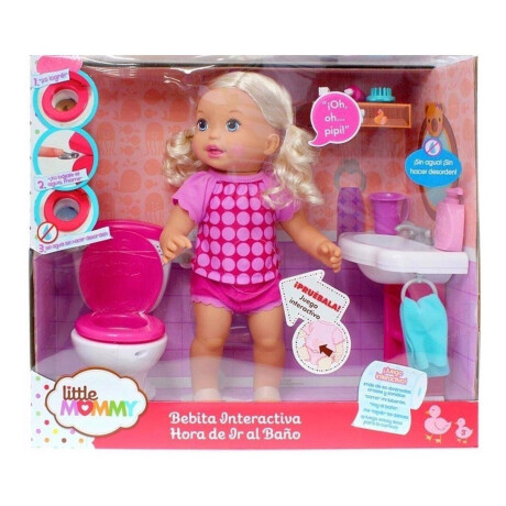 Muñeca Little Mommy Interactiva Baño Muñeca Little Mommy Interactiva Baño