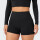 Short Fabletics No Seam Pure Luxe Negro