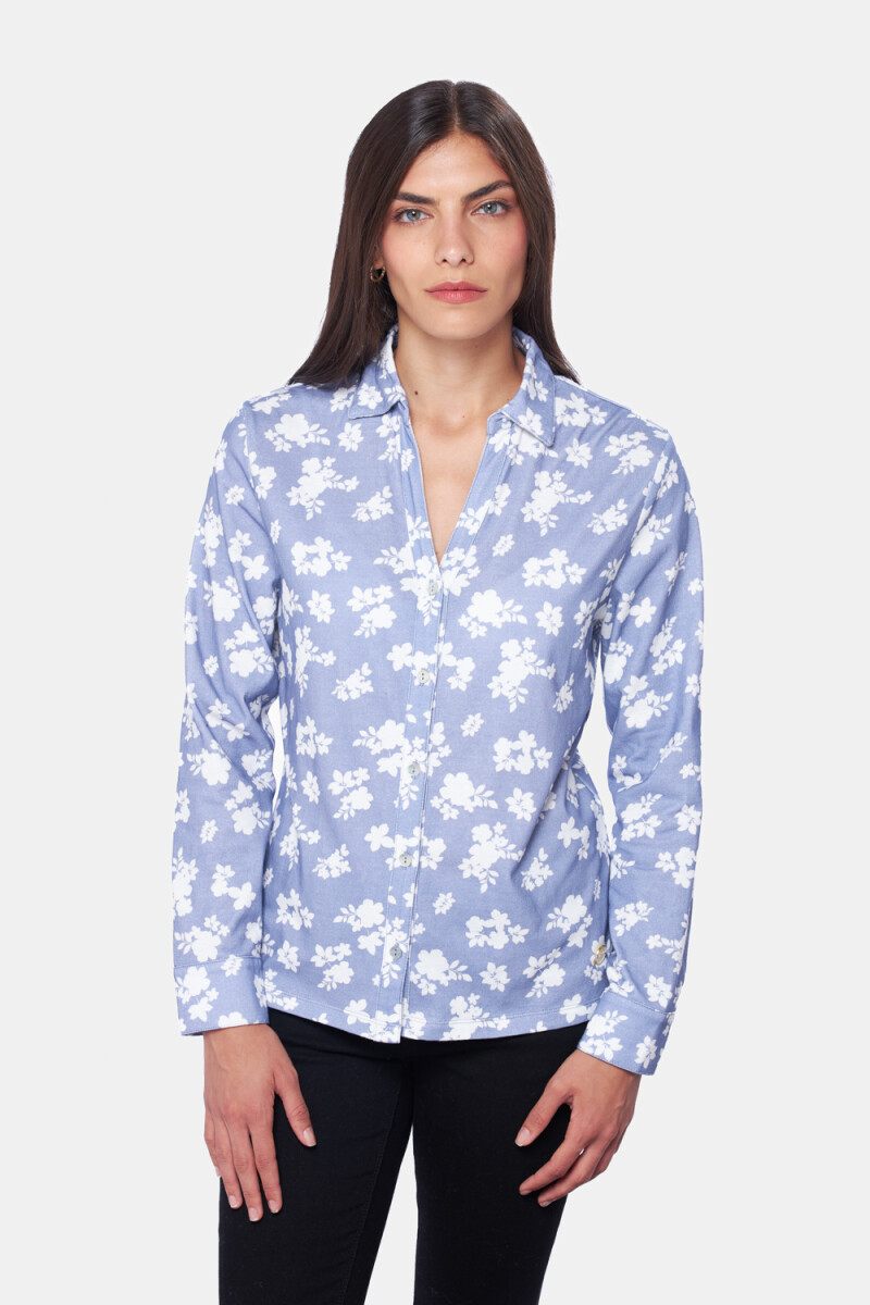 CAMISA ESTAMPADA - Piedra 