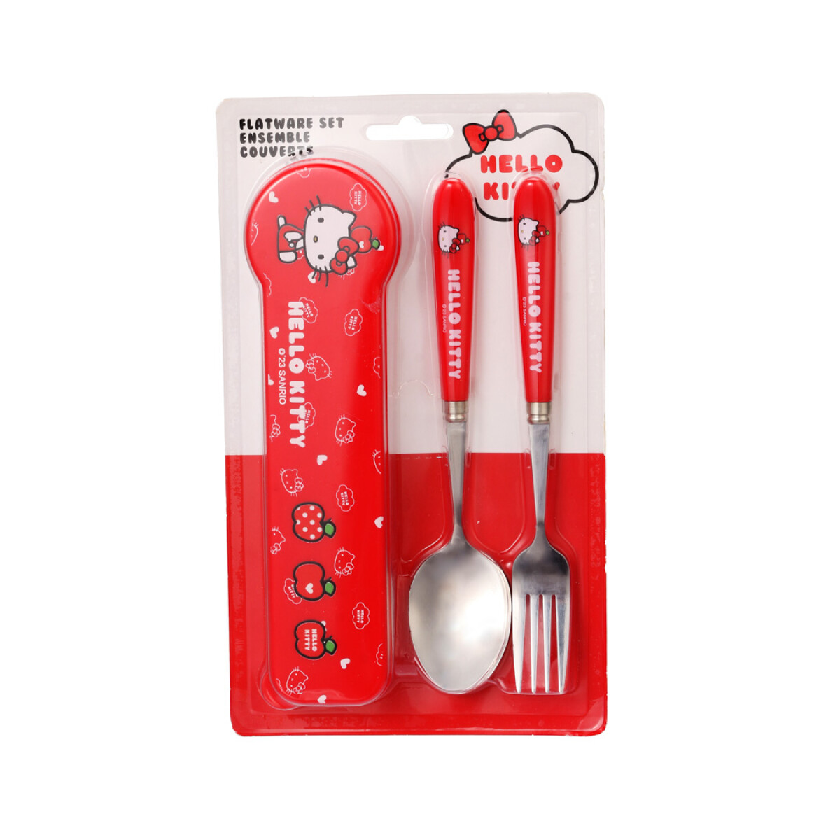 Cubiertos Sanrio apple 
