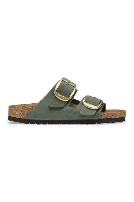 Sandalia Arizona Big Buckle Lenb - Estrecho Verde