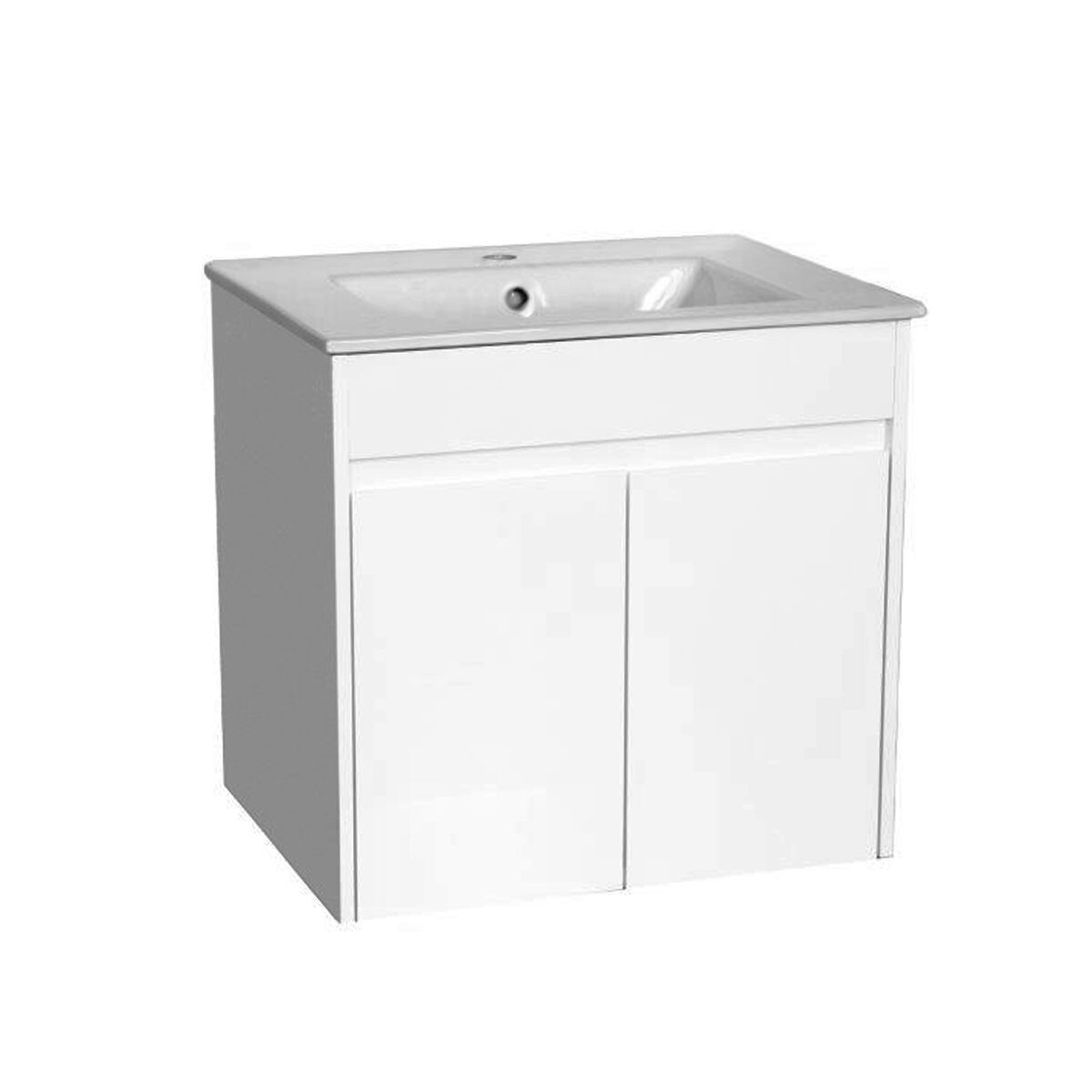 MUEBLE DE BAÑO BLANCO 760X327X860CM CON 2 PUERTAS Y CON BACHA DGC - BLANCO  — Acher Cerámicas