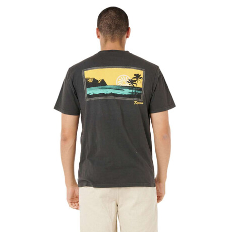 Remera Rip Curl Mod Cali Sunset Negro