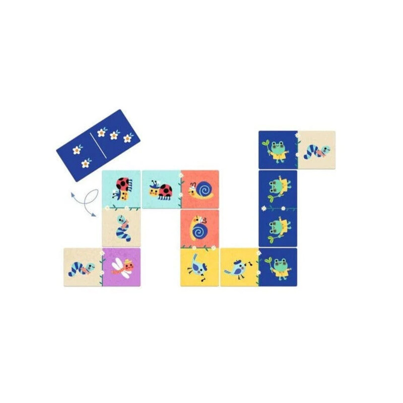 Domino Pequeños Animales 28pcs Djeco Domino Pequeños Animales 28pcs Djeco