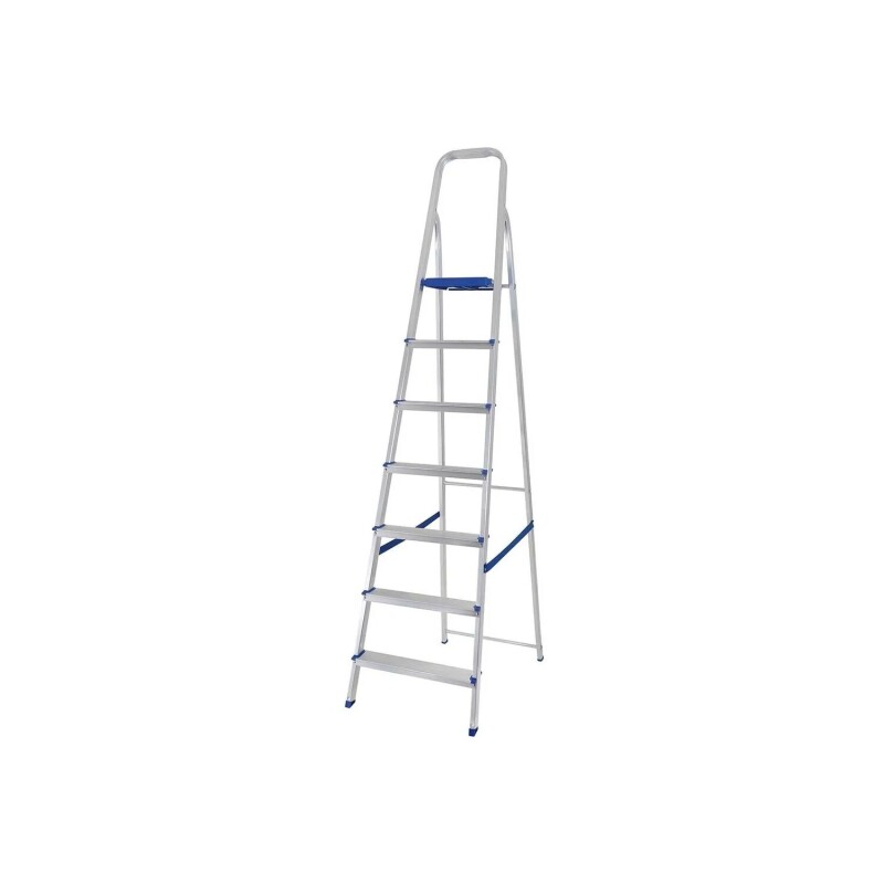 Escalera plegable 7 escalones en aluminio Mor Escalera plegable 7 escalones en aluminio Mor