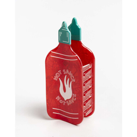 Broche Acrílico Sriracha Rojo Medio