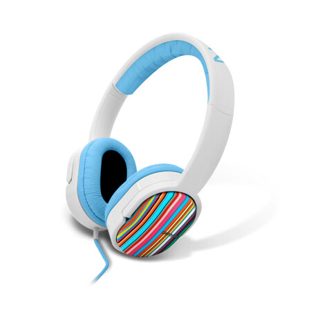Auriculares Canyon CNL-HP03S Stripes White Auriculares Canyon CNL-HP03S Stripes White