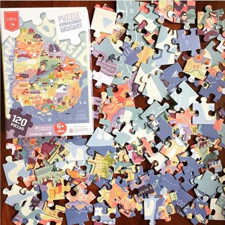 Puzzle Conociendo Uruguay 120 Piezas Unica