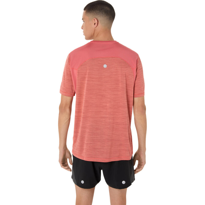 Polo Running Road SS Top Hombre Dark Pink Clay
