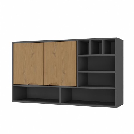 Aereo 2 puertas Linea Veneza Grafito/Miel