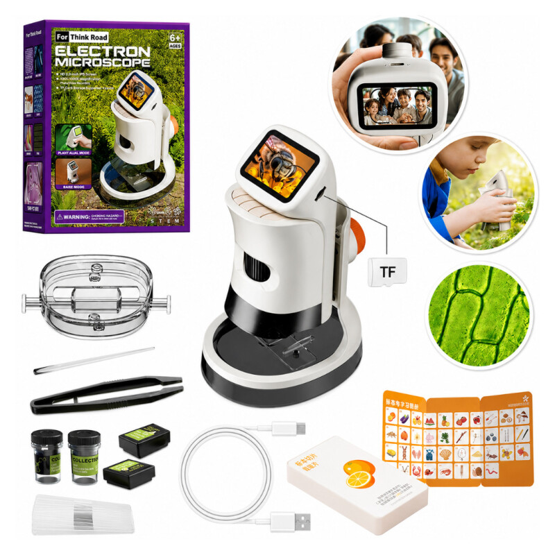 Microscopio Digital Portátil Niños 1000x Pantalla Hd Usb Microscopio Digital Portátil Niños 1000x Pantalla Hd Usb