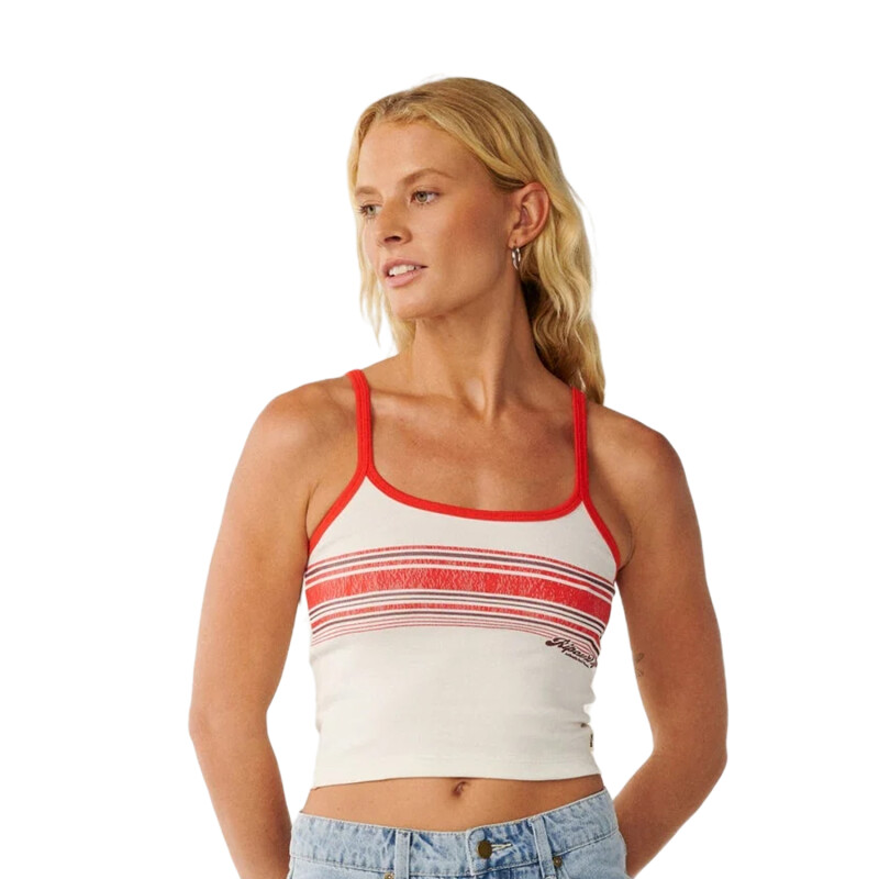 Musculosa Rip Curl Retro Swell Cami - Beige Musculosa Rip Curl Retro Swell Cami - Beige