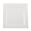Me.Plato ceramica cuadrado blanco 25 CMS N/a