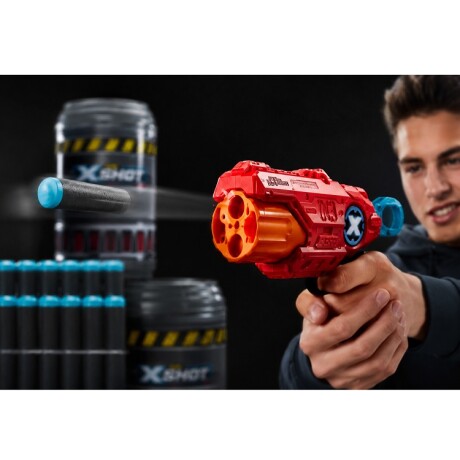 Pistolas de Dardos X-shot Excel MK3 X 2 16 Dardos y Latas 001