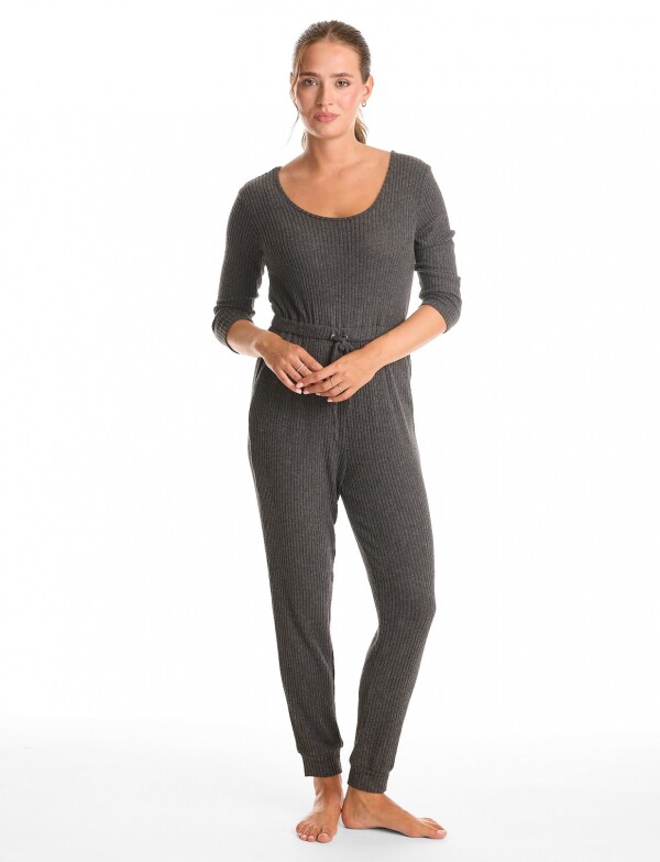 Enterito Comfy Ribl Estilo Jogger GRIS OSCURO