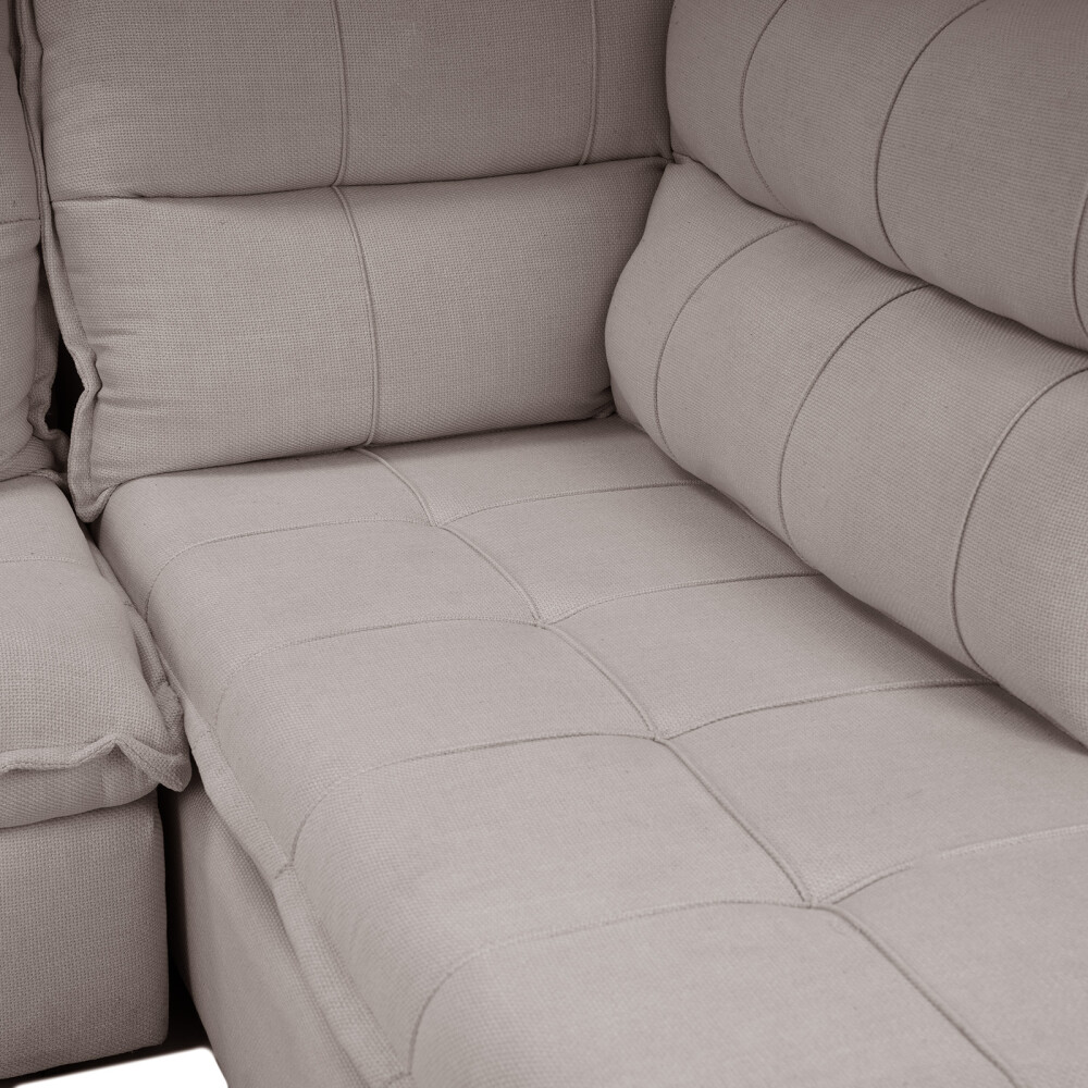 Sillón Cesky con Chaise Gris Derecho