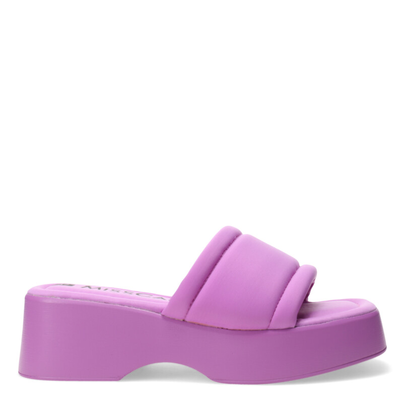 Sandalias de Mujer Miss Carol SAMOA con tira de neopreno Fucsia