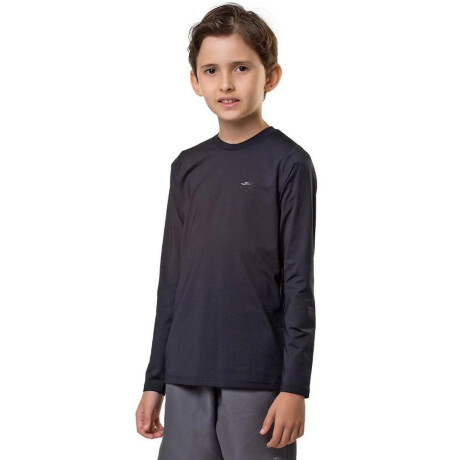 Remera Elite Termica Niño Negra S/C