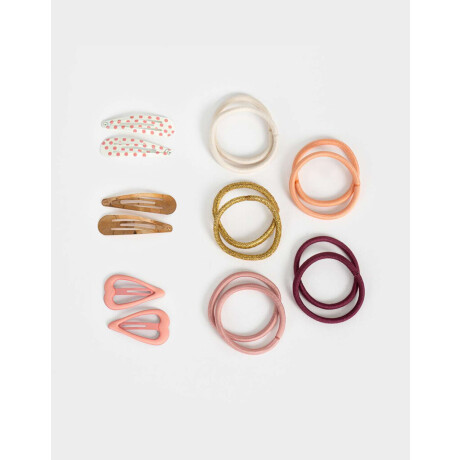 Set De Accesorios De Pelo Combinacion Multicolor