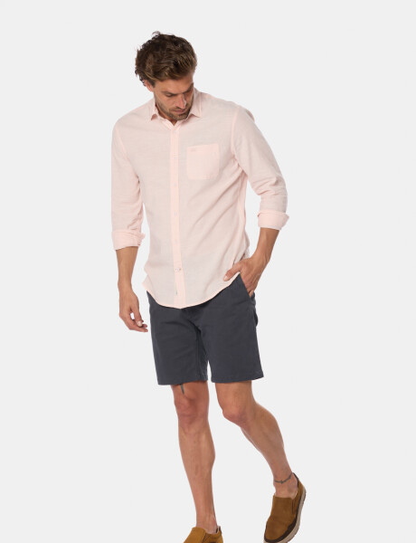 BERMUDA CON CINTURA ELASTIZADA Gris
