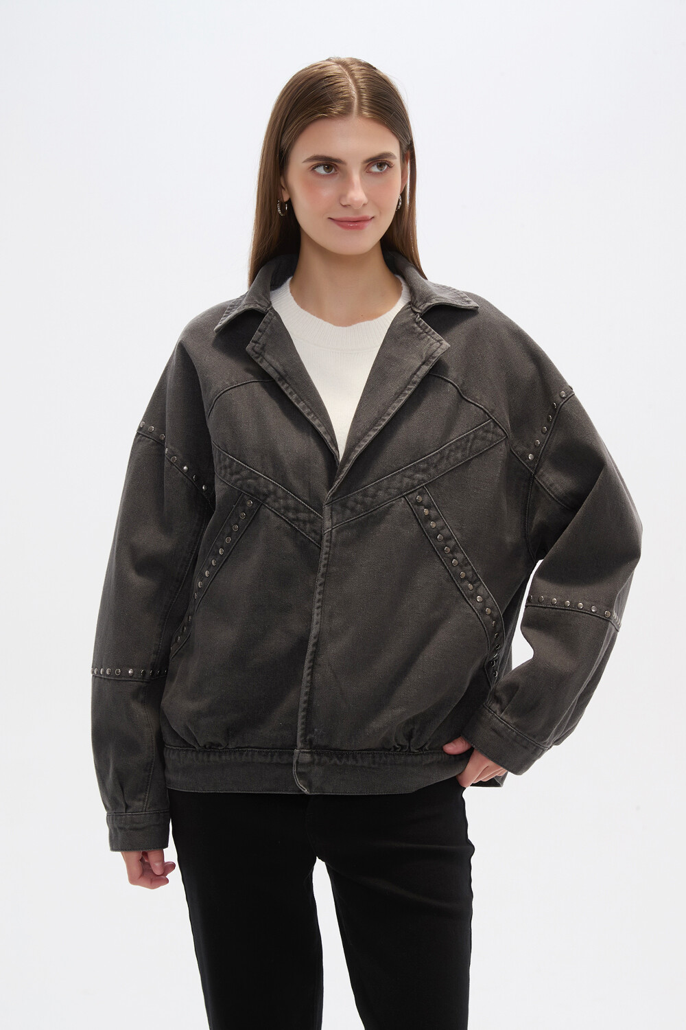 Campera Filoi Gris Oscuro