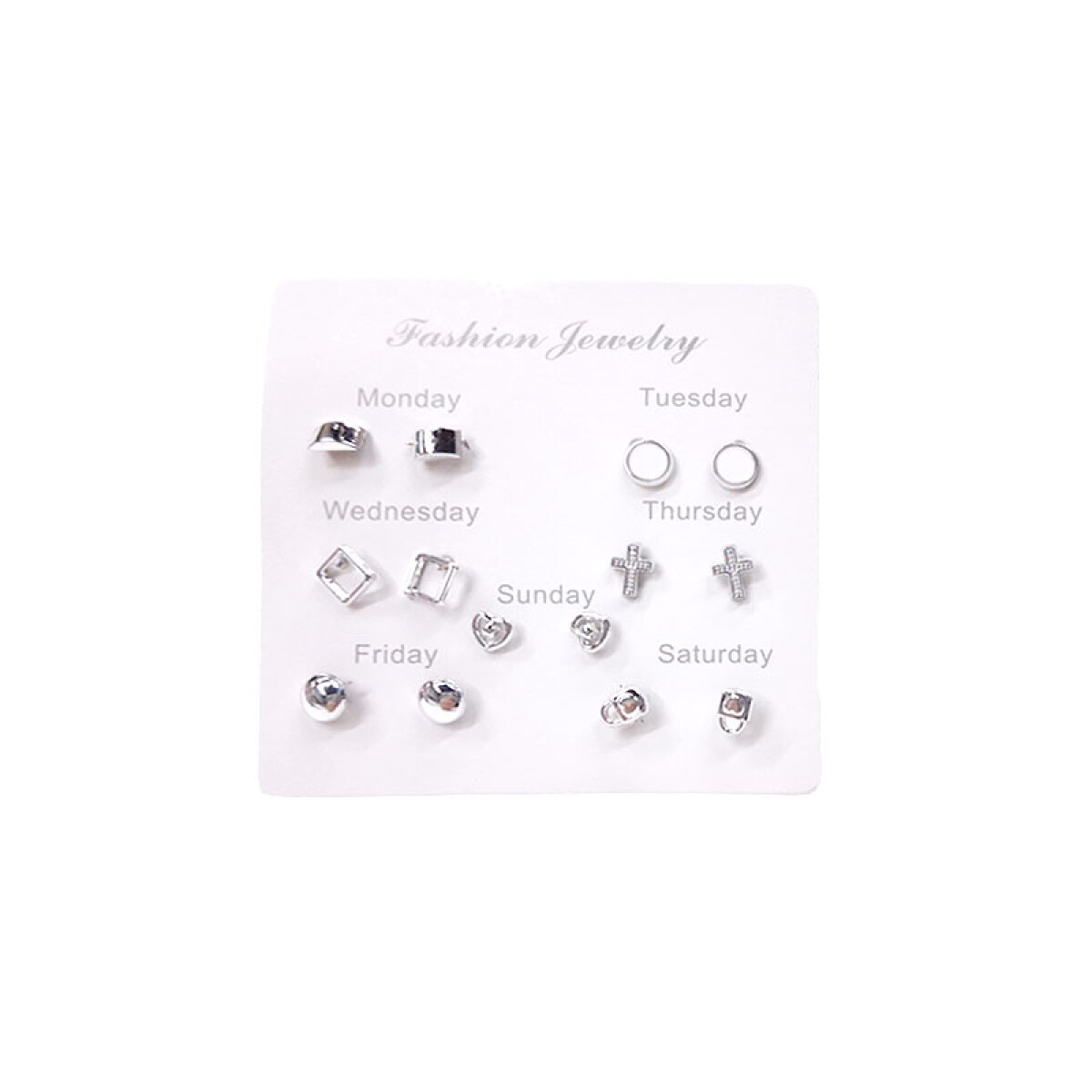 Caravanas hipoalergénicas x7 pares - Caravanas Hipoalergénicas X7 Pares 